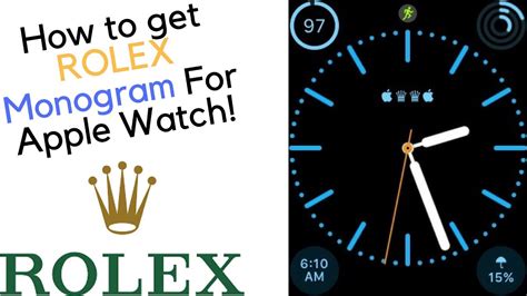 rolex monogram apple watch